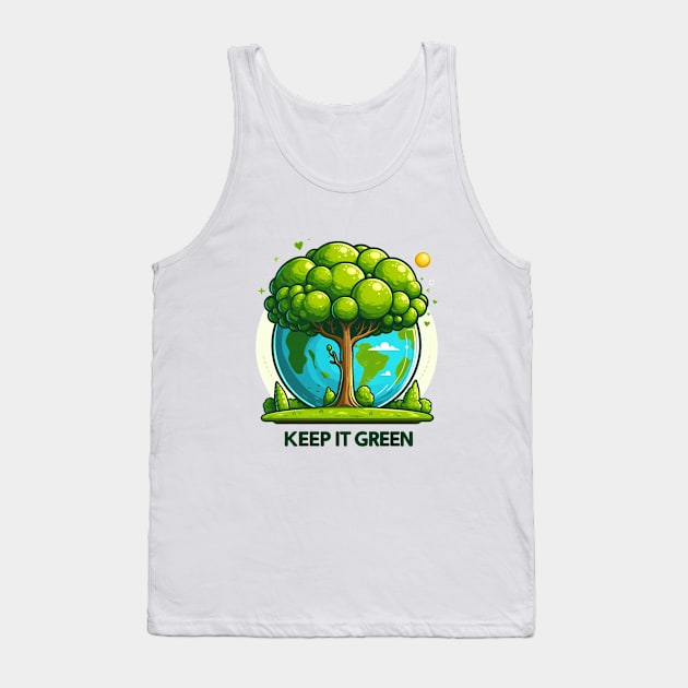 Earth Day 2024 Tank Top by BukovskyART